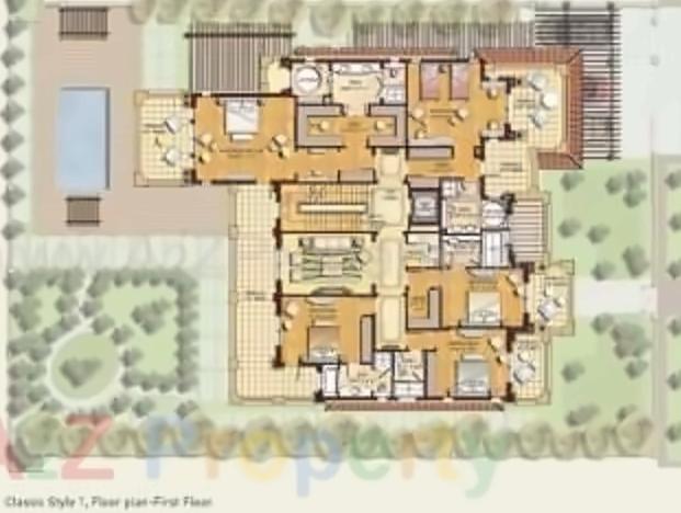 Layout of real estate project North Park () located at Khoraj, Ahmedabad, Gujarat