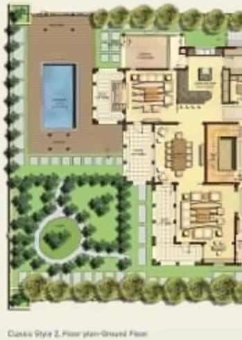 Layout of real estate project North Park () located at Khoraj, Ahmedabad, Gujarat