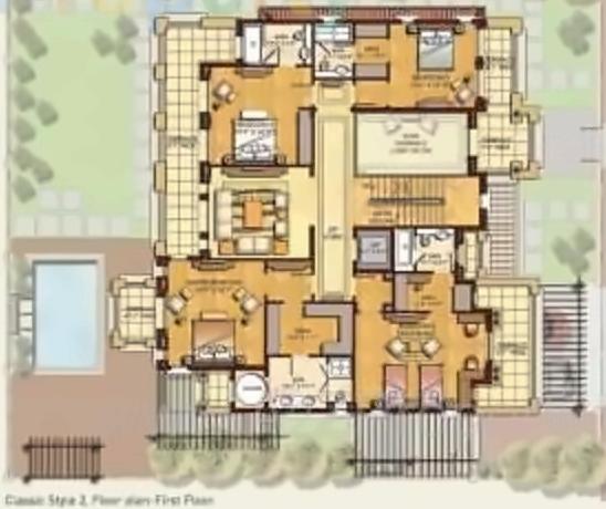 Layout of real estate project North Park () located at Khoraj, Ahmedabad, Gujarat