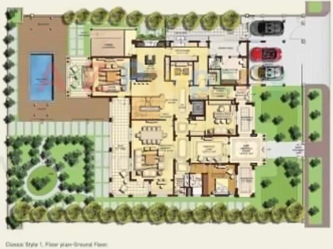Layout of real estate project North Park () located at Khoraj, Ahmedabad, Gujarat
