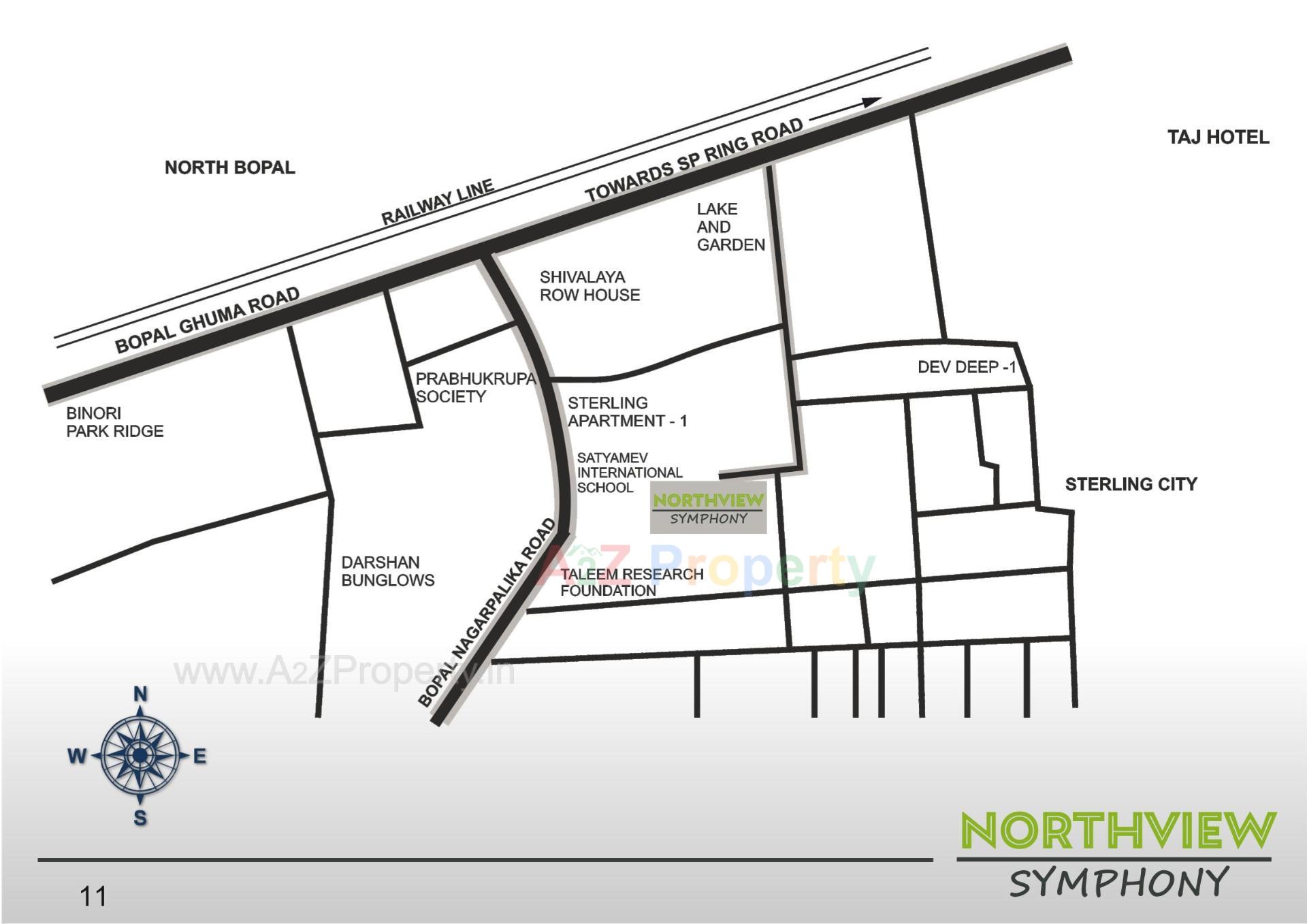  of real estate project North View Symphony located at Bopal, Ahmedabad, Gujarat