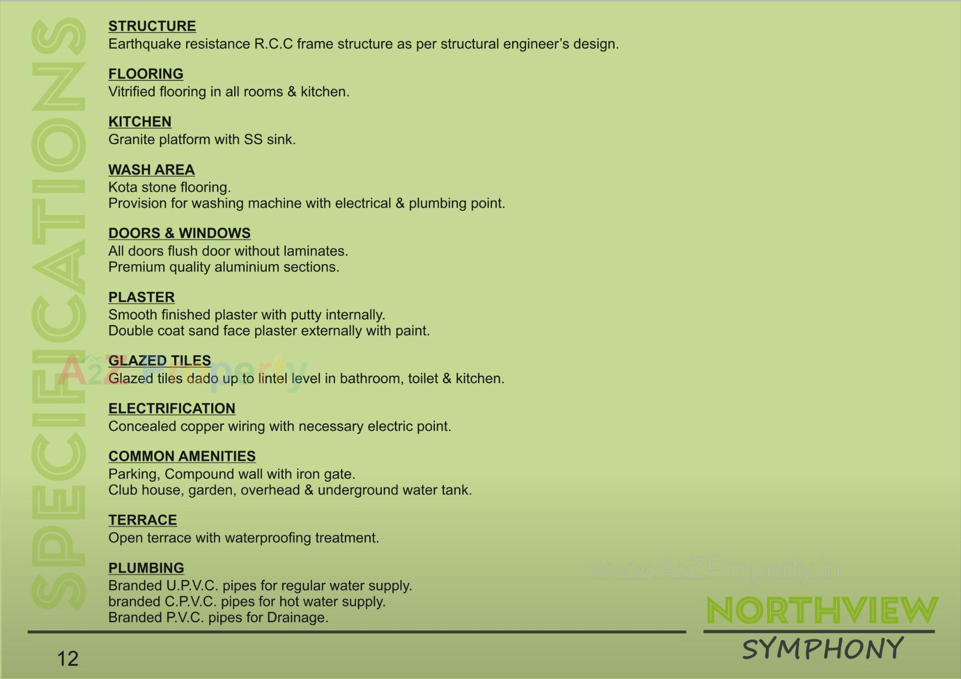  of real estate project North View Symphony located at Bopal, Ahmedabad, Gujarat