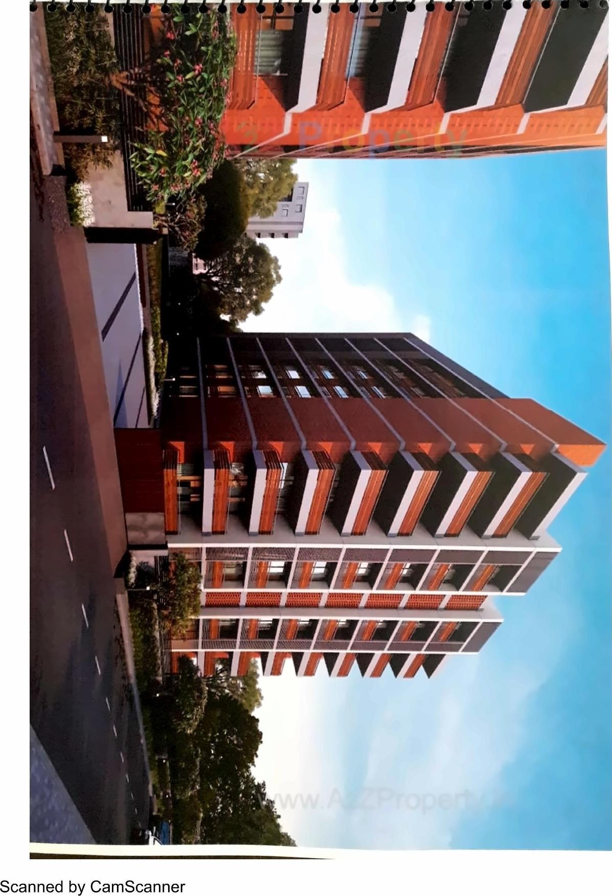 3D Elevation of real estate project Northview Co Op  Housing Society Ltd located at Kocharab, Ahmedabad, Gujarat