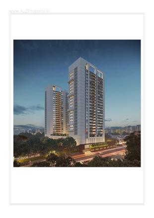 Elevation of real estate project Oeuvre located at Bodakdev, Ahmedabad, Gujarat