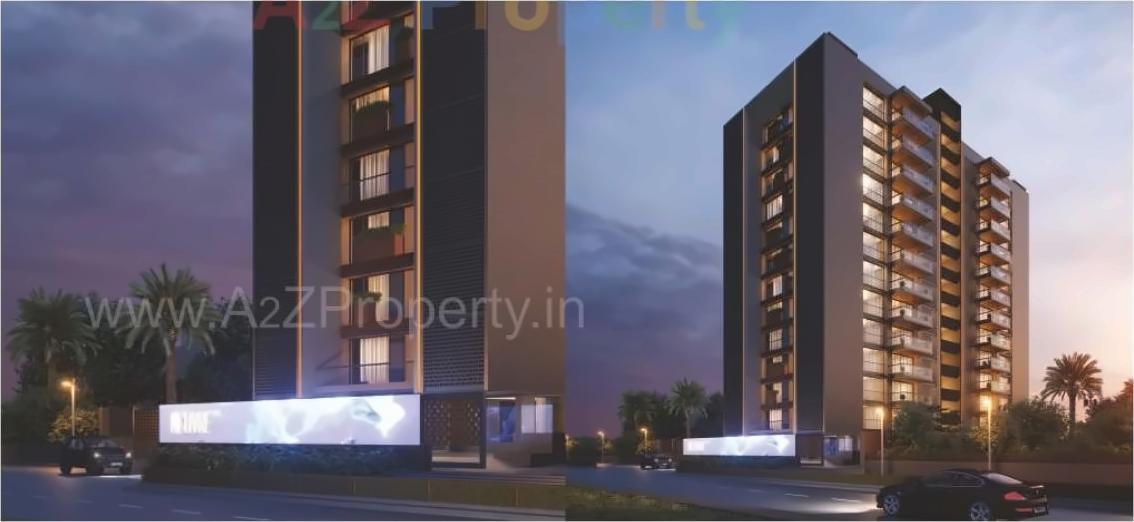 3D Elevation of real estate project Oeuvre located at Jodhpur, Ahmedabad, Gujarat