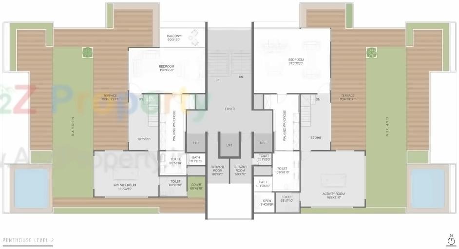 Layout of real estate project Oeuvre located at Jodhpur, Ahmedabad, Gujarat