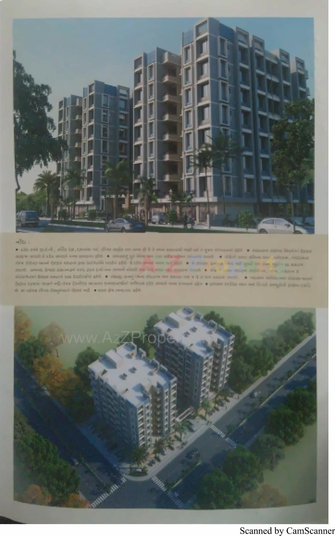 3D Elevation of real estate project Om Afford located at Vastral, Ahmedabad, Gujarat
