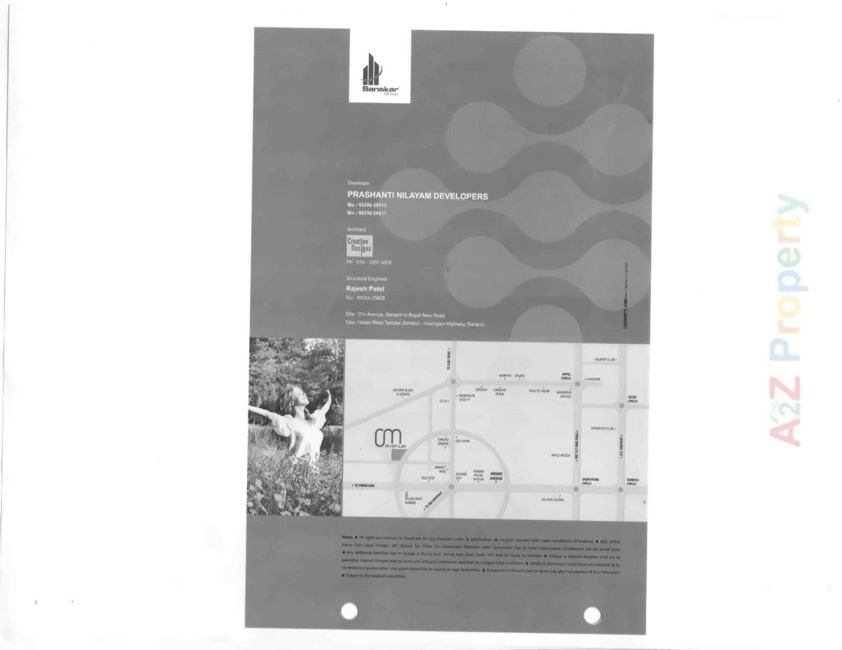  of real estate project Om Avenue located at Sanand, Ahmedabad, Gujarat