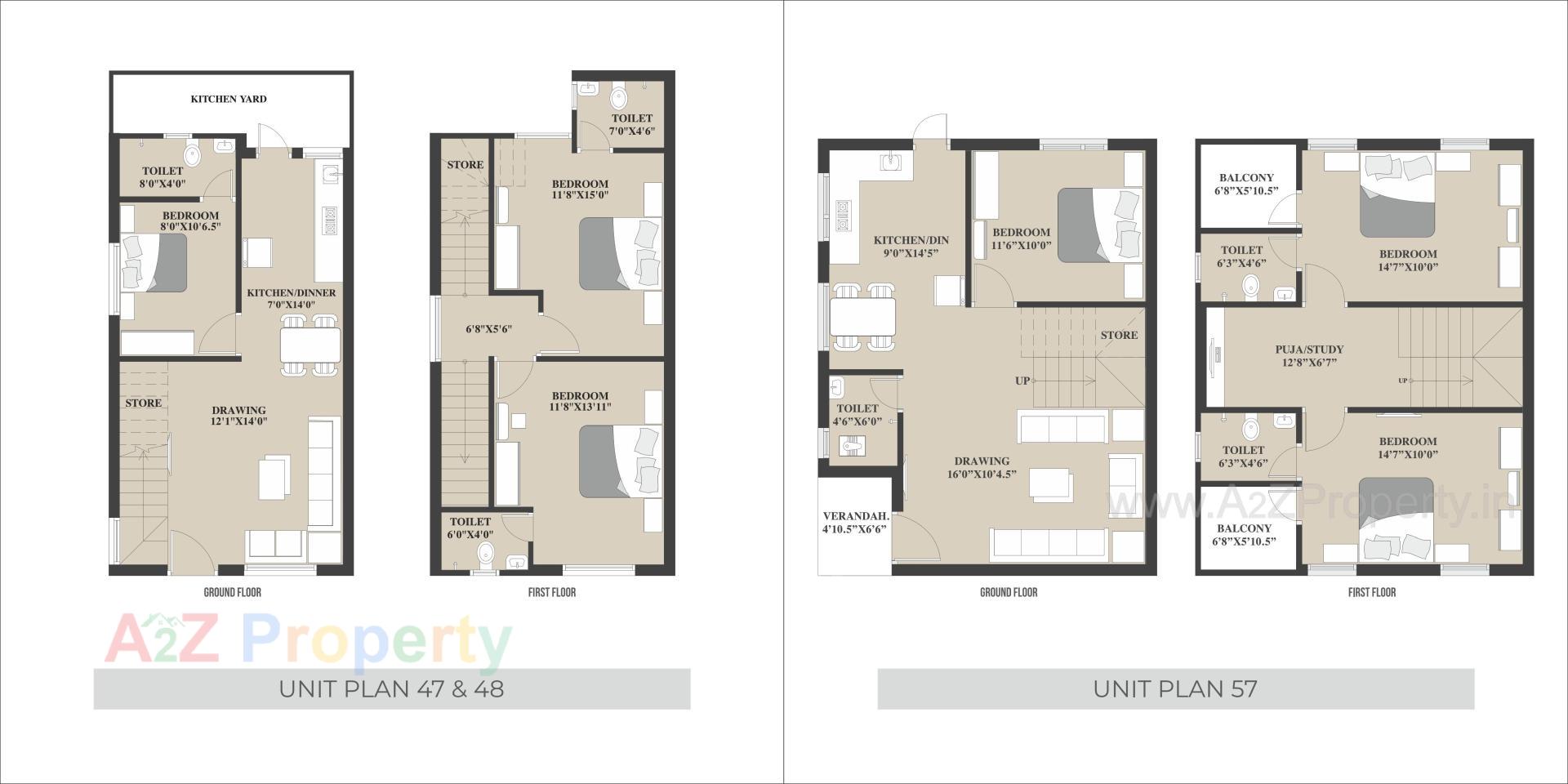 Layout of real estate project Om County located at Vinzol, Ahmedabad, Gujarat