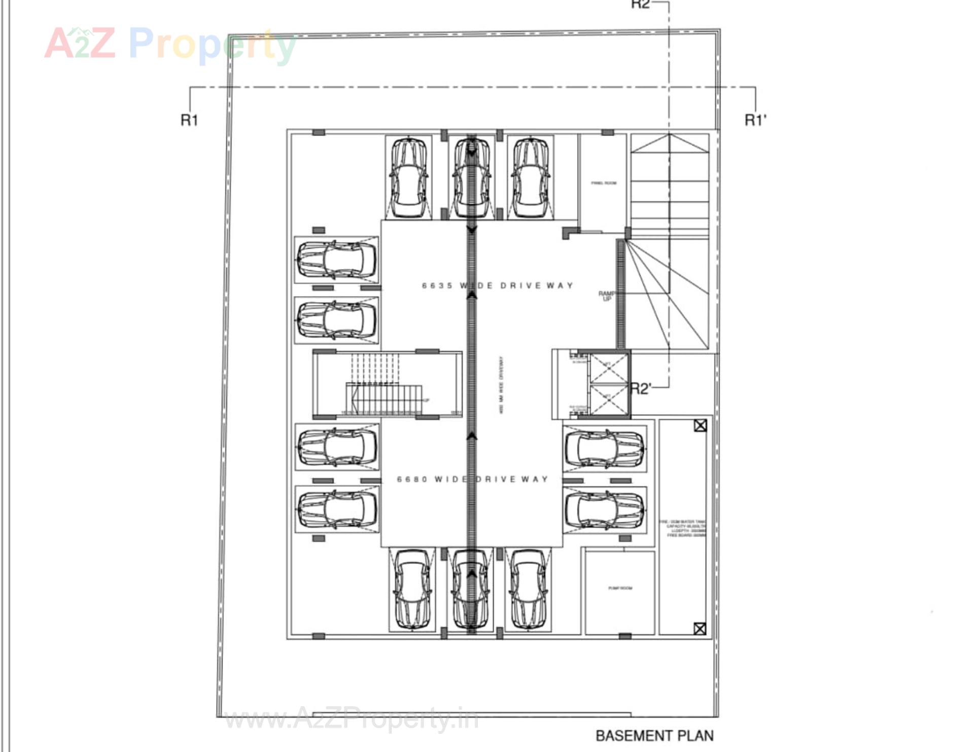 Layout of real estate project Om Krupa located at Thaltej, Ahmedabad, Gujarat