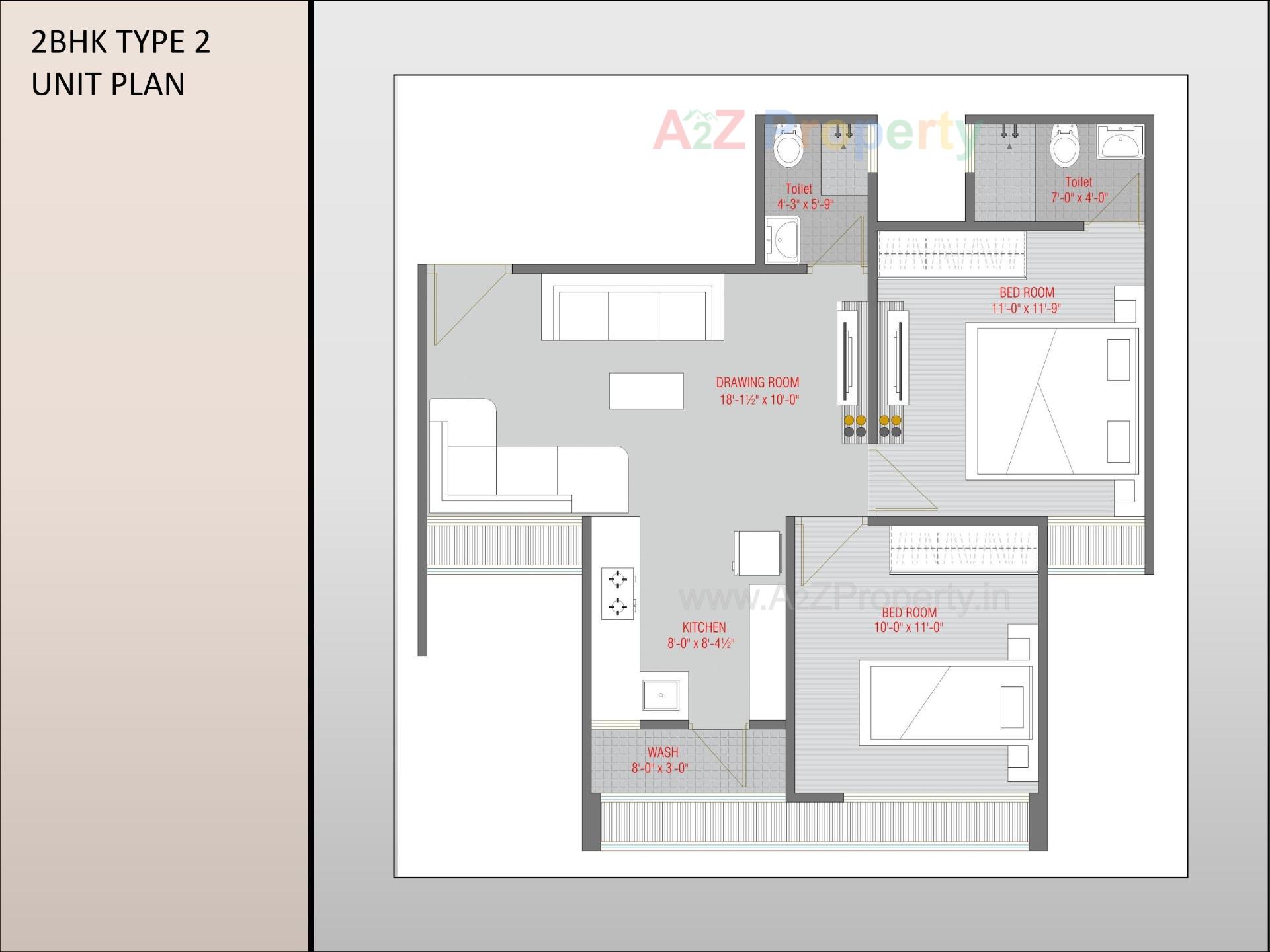 Layout of real estate project Om Residency located at Chenpur, Ahmedabad, Gujarat