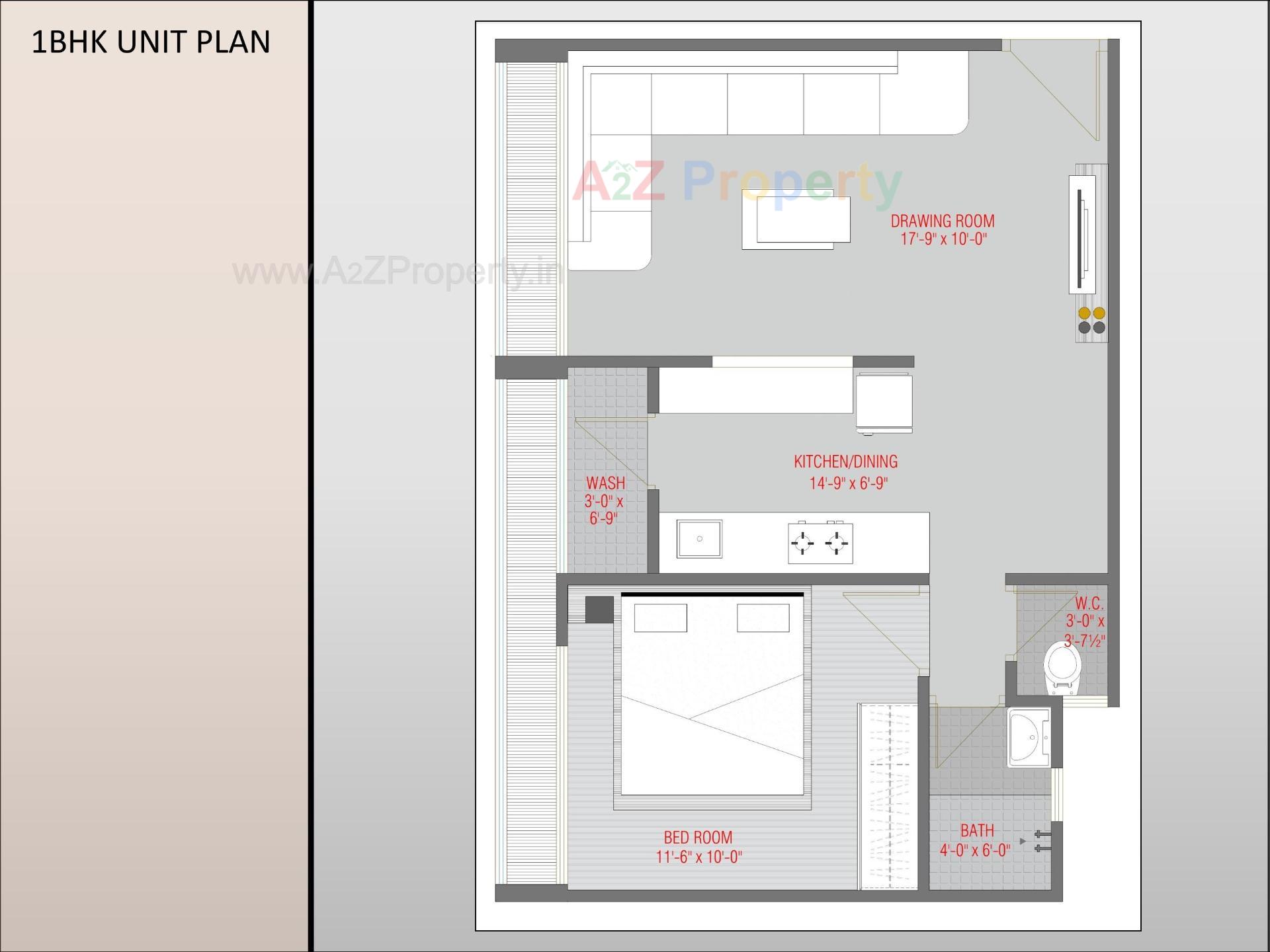 Layout of real estate project Om Residency located at Chenpur, Ahmedabad, Gujarat