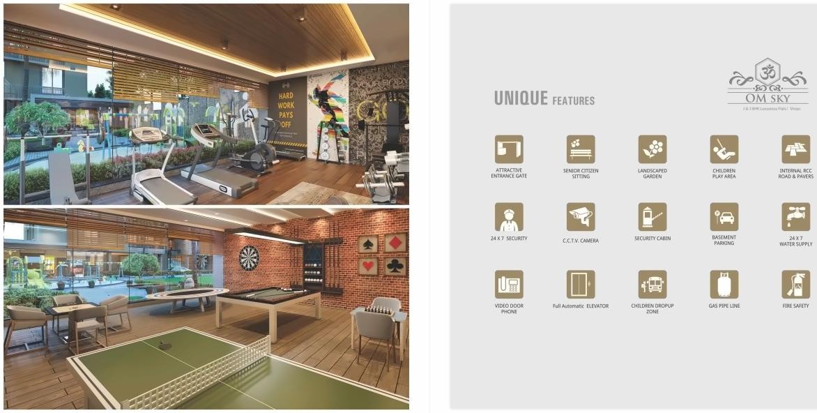  of real estate project Om Sky located at Thaltej, Ahmedabad, Gujarat