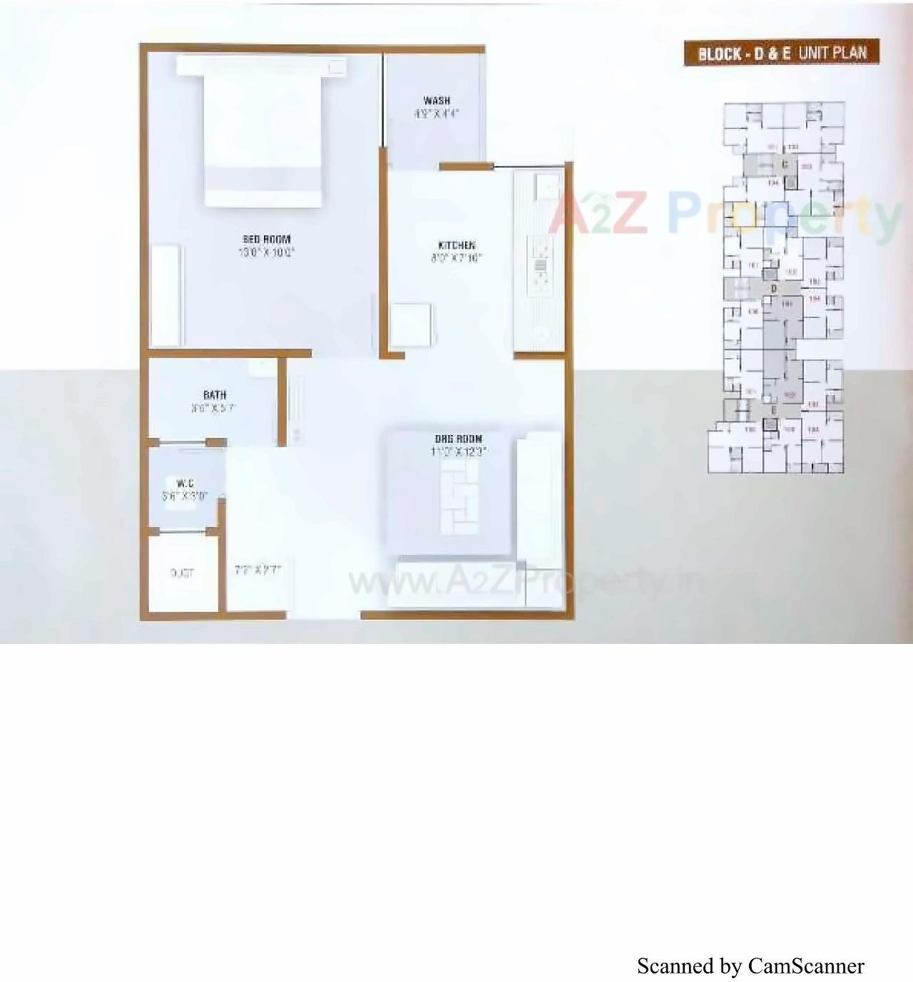 Layout of real estate project Om Villa located at Odhav, Ahmedabad, Gujarat