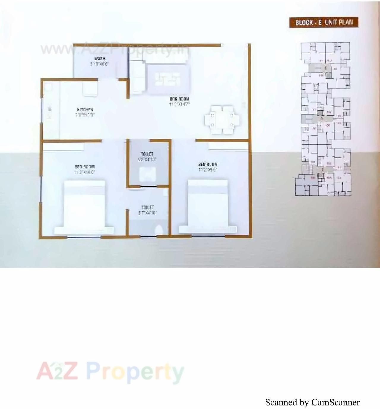 Layout of real estate project Om Villa located at Odhav, Ahmedabad, Gujarat