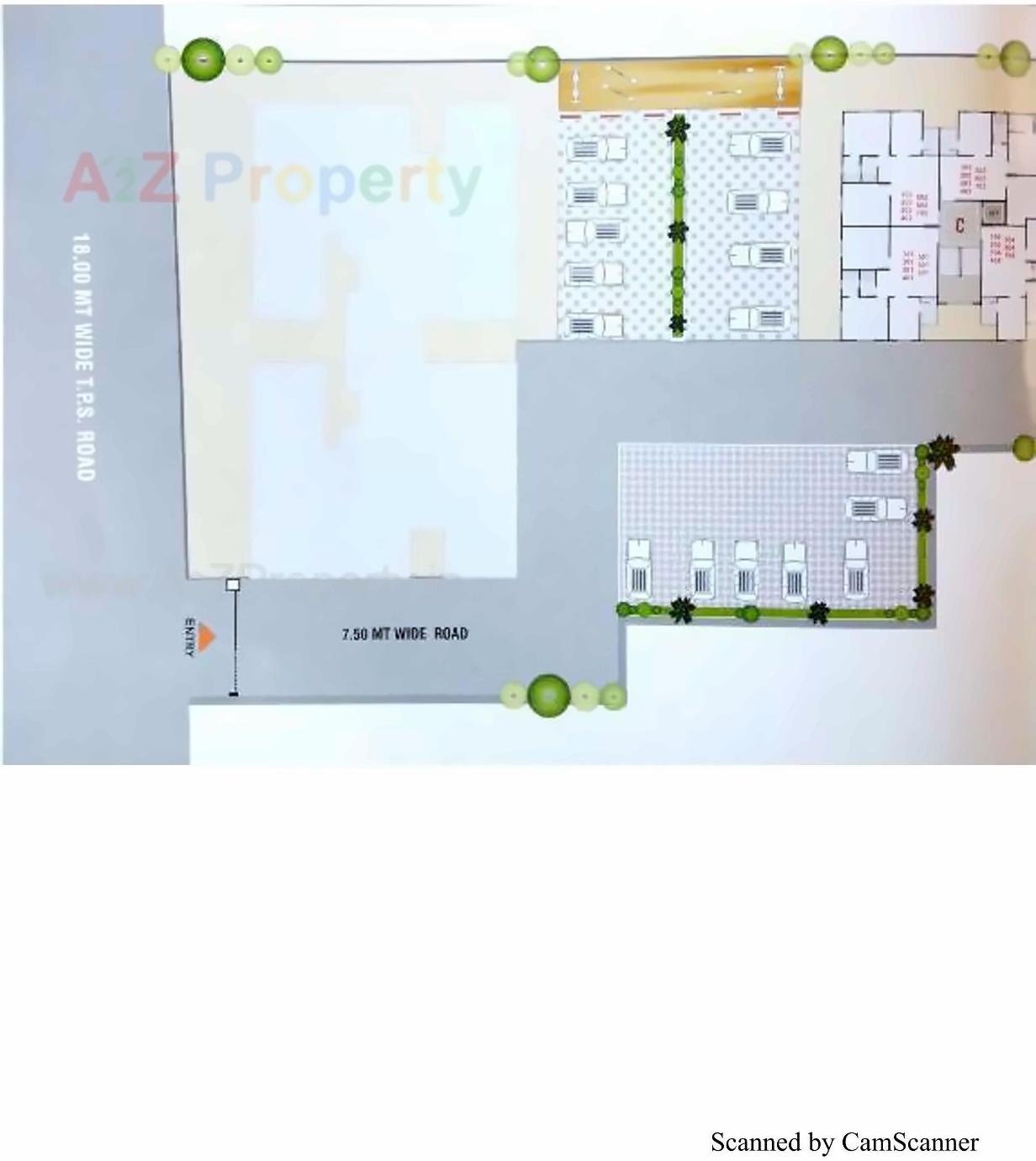 Layout of real estate project Om Villa located at Odhav, Ahmedabad, Gujarat