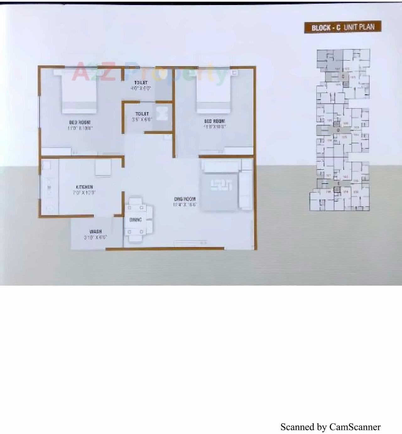 Layout of real estate project Om Villa located at Odhav, Ahmedabad, Gujarat
