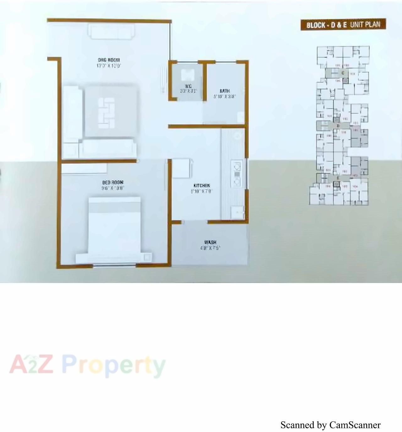 Layout of real estate project Om Villa located at Odhav, Ahmedabad, Gujarat