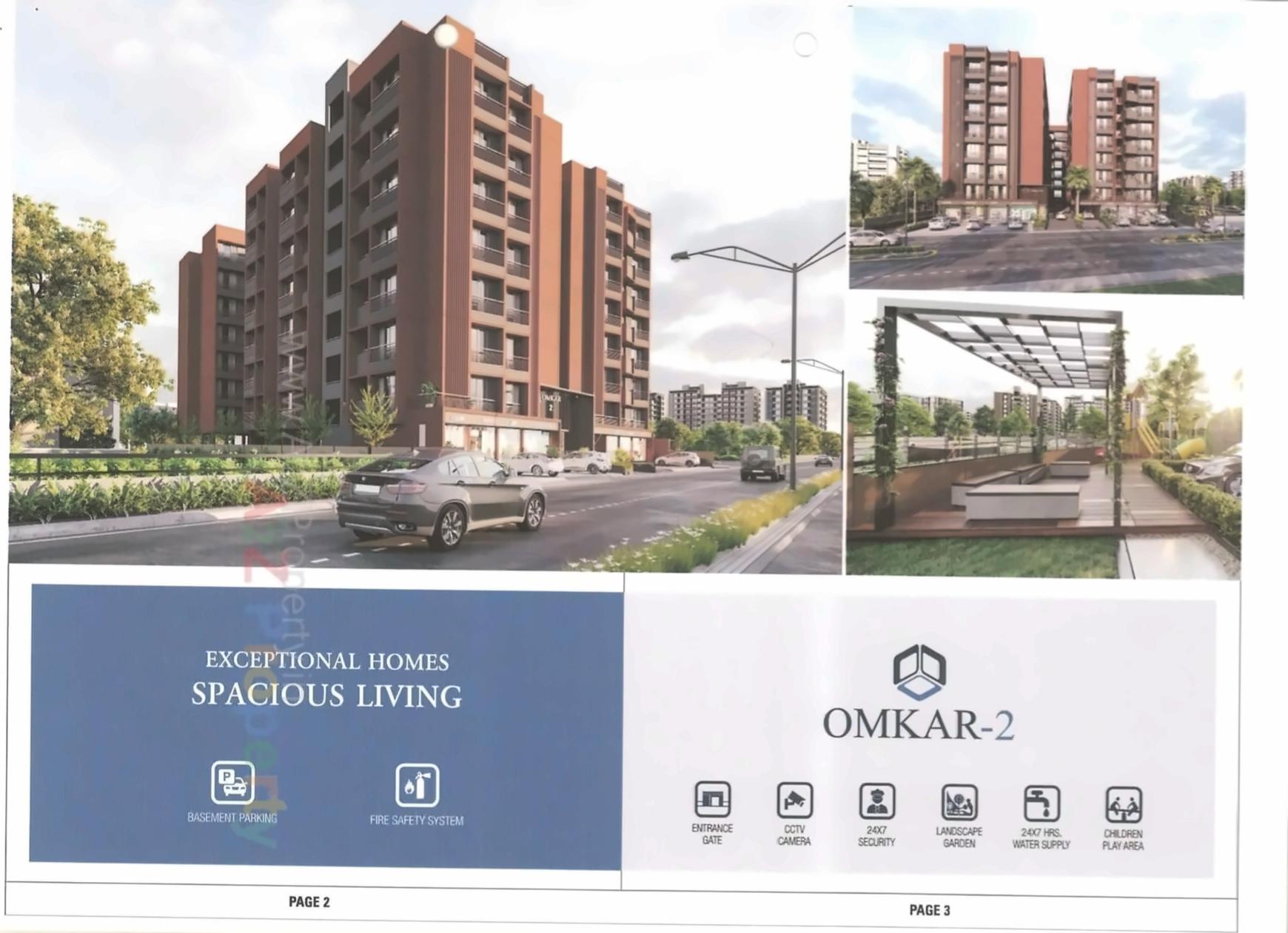 3D Elevation of real estate project Omkar located at Vatva, Ahmedabad, Gujarat