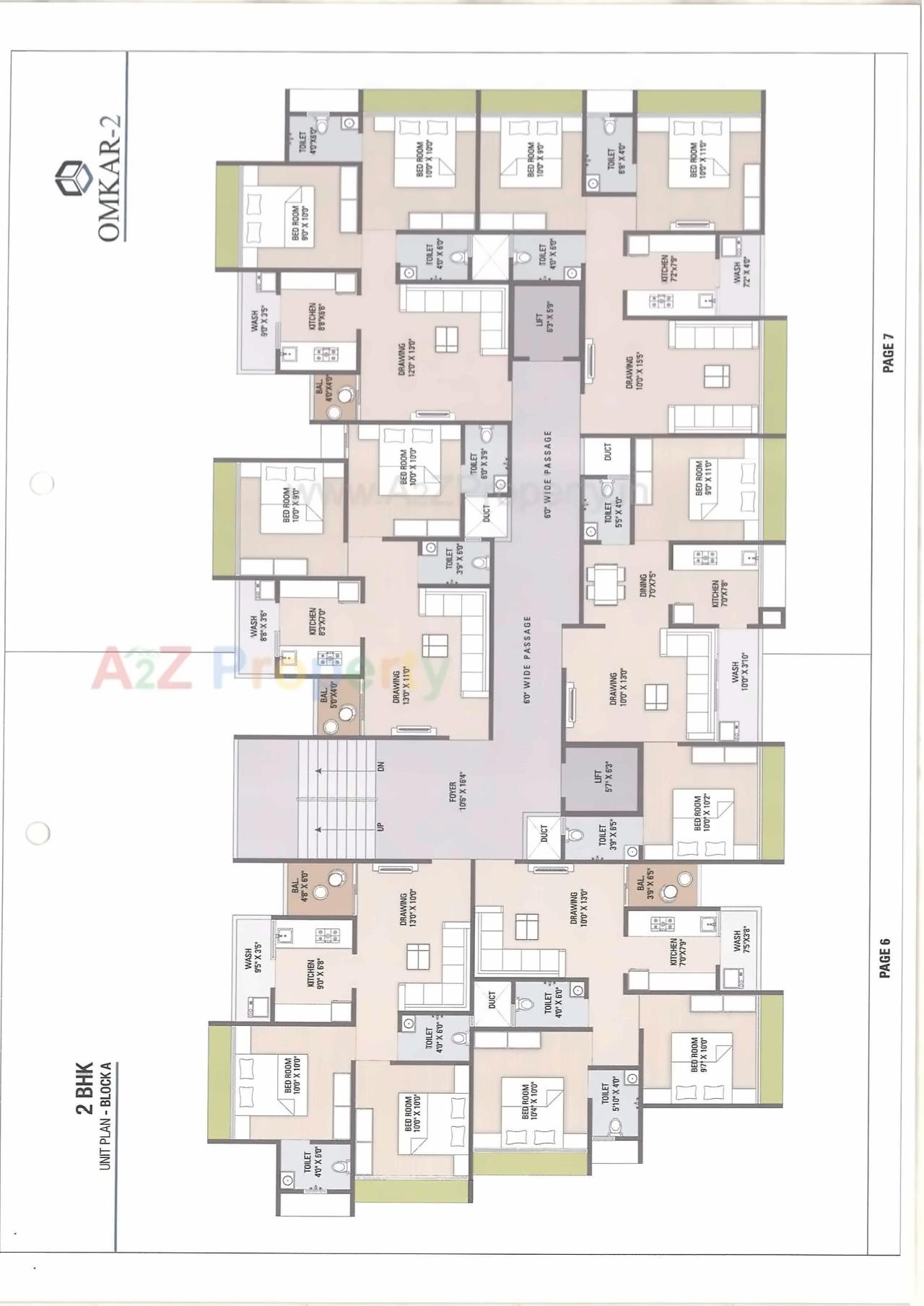 Layout of real estate project Omkar located at Vatva, Ahmedabad, Gujarat