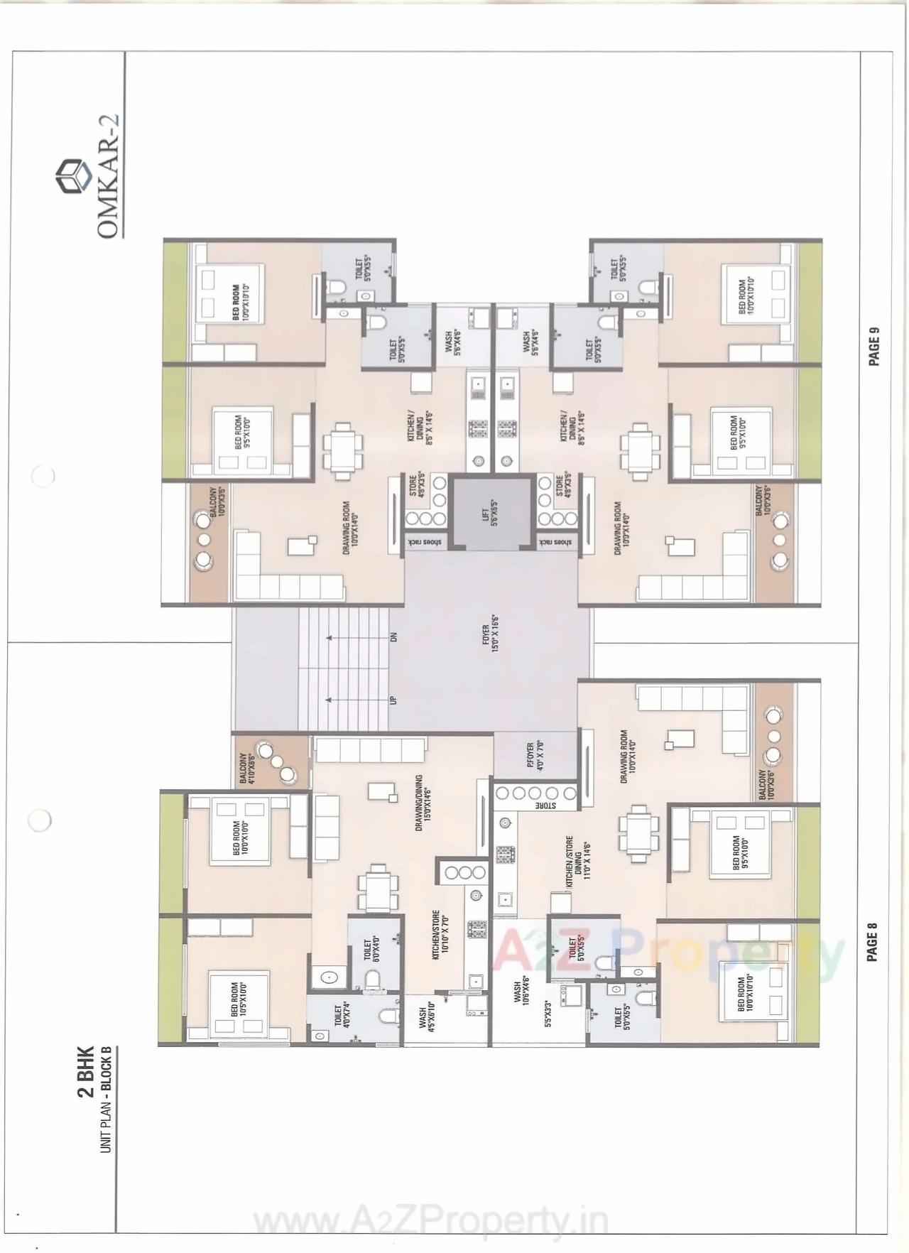 Layout of real estate project Omkar located at Vatva, Ahmedabad, Gujarat