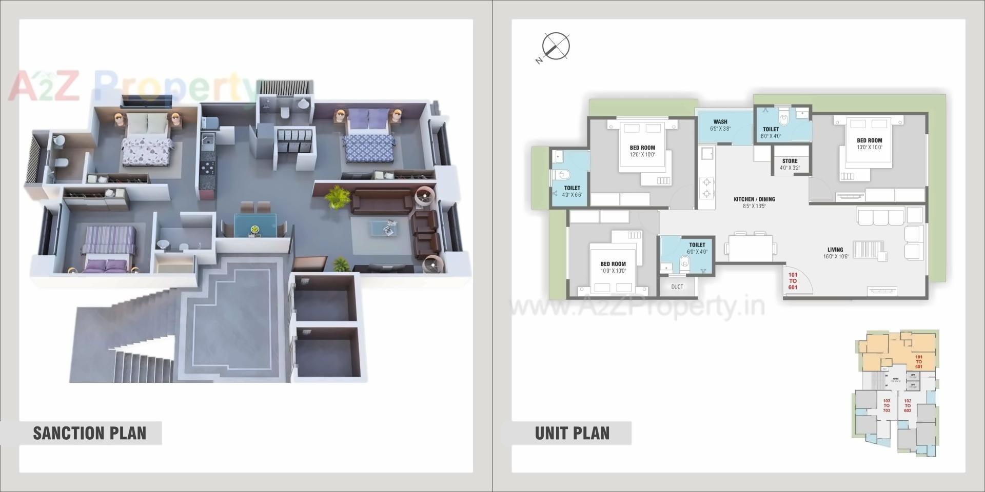 Layout of real estate project Omkar Elegance located at Zundal, Ahmedabad, Gujarat