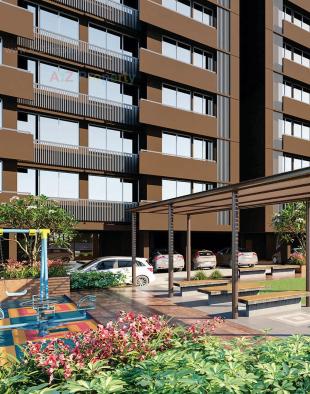 Elevation of real estate project Omkar Parisar located at Chandkheda, Ahmedabad, Gujarat