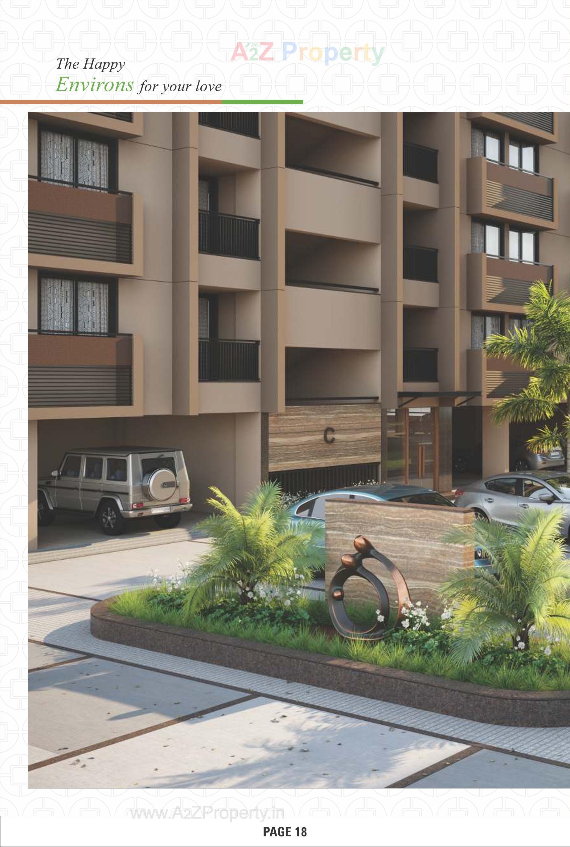 3D Elevation of real estate project Omnium Square located at Naroda, Ahmedabad, Gujarat