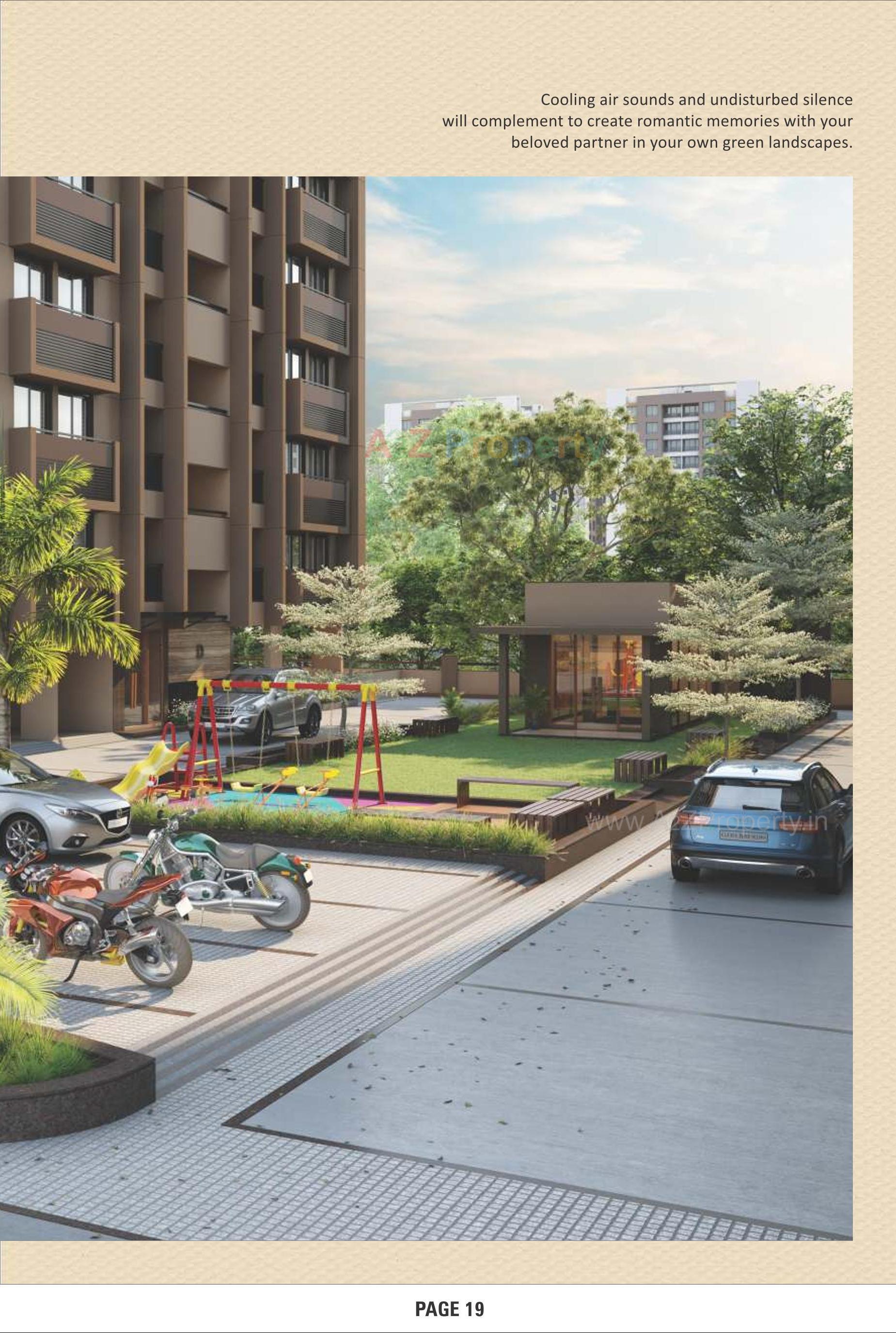 3D Elevation of real estate project Omnium Square located at Naroda, Ahmedabad, Gujarat