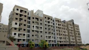 Elevation of real estate project Omshanti Gold Plus located at Vatva, Ahmedabad, Gujarat