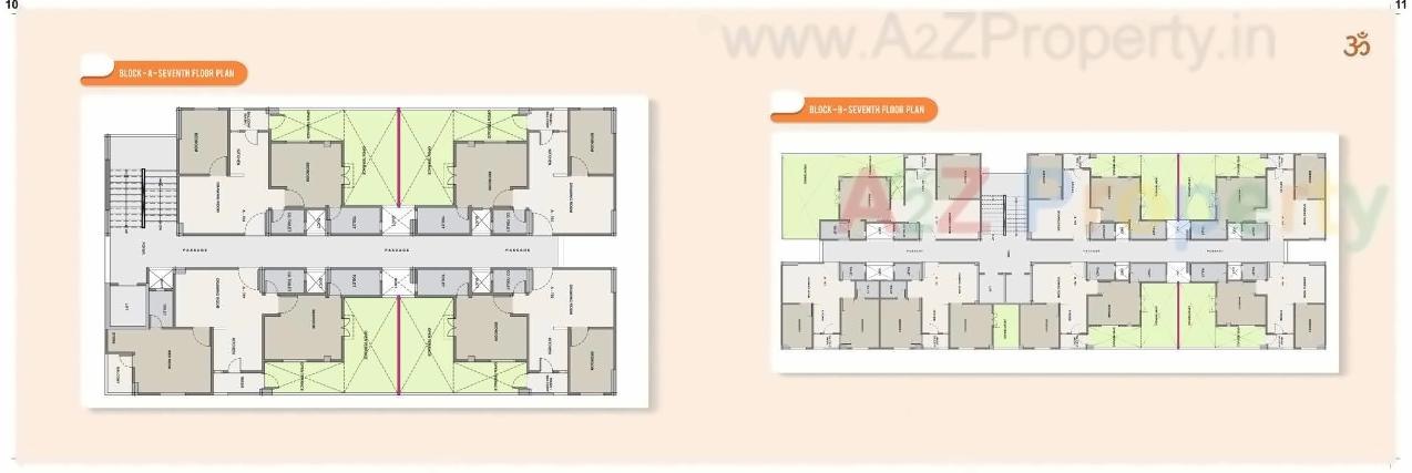Layout of real estate project Omshanti Gold Plus located at Vatva, Ahmedabad, Gujarat