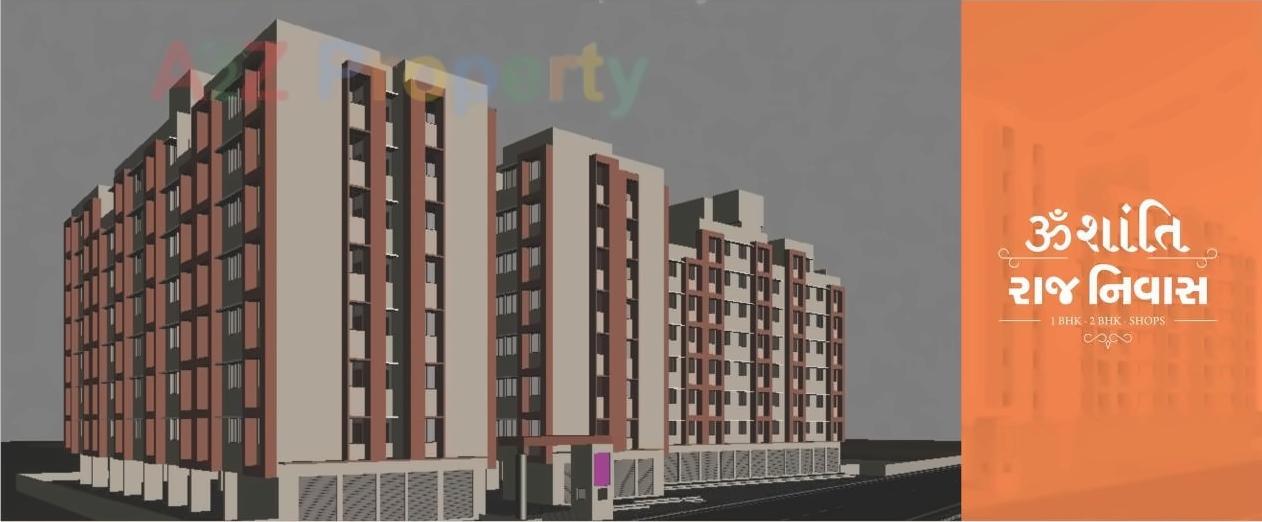 3D Elevation of real estate project Omshanti Raj Niwas located at Vatva, Ahmedabad, Gujarat
