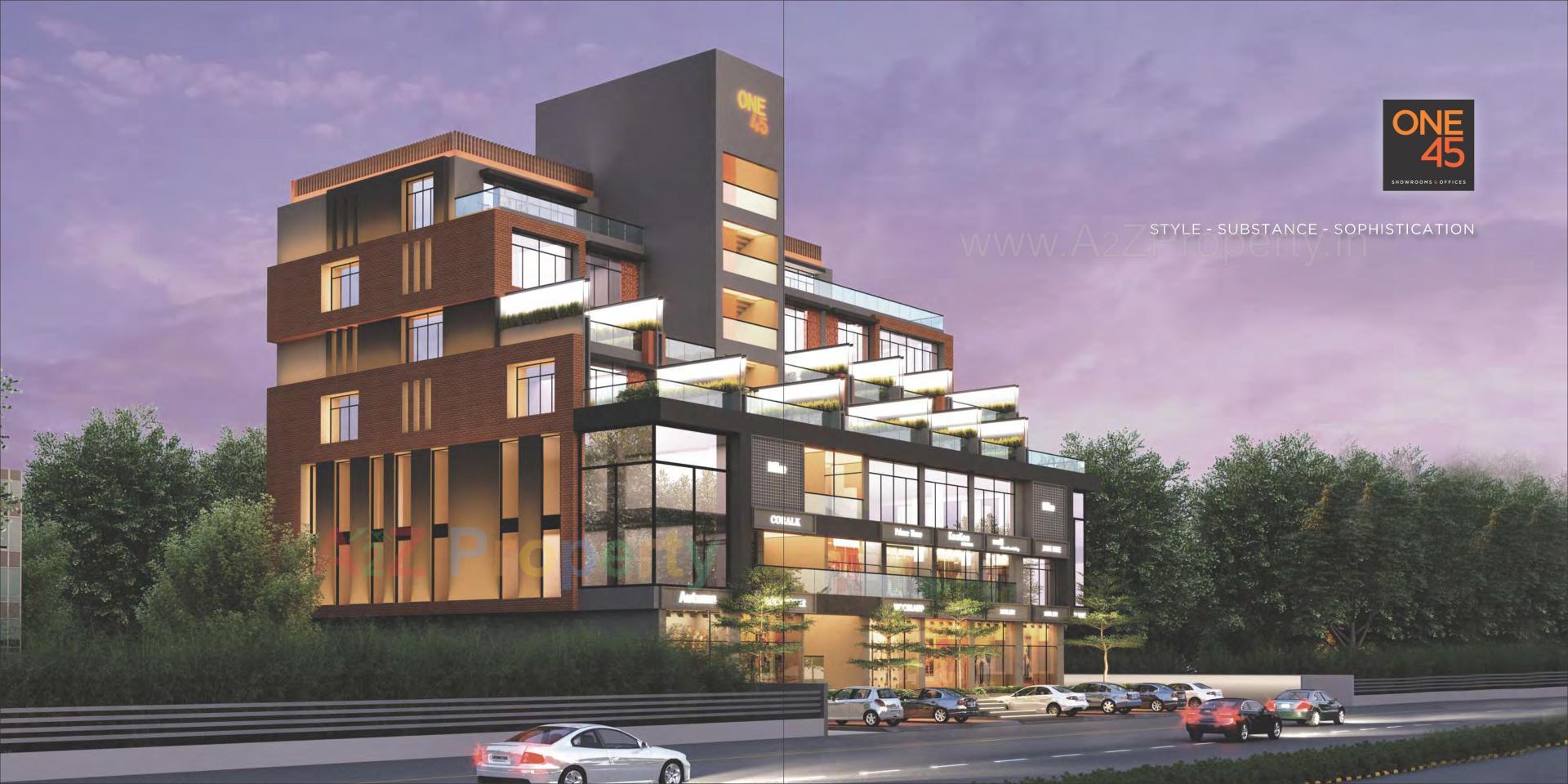 3D Elevation of real estate project One located at Sola, Ahmedabad, Gujarat