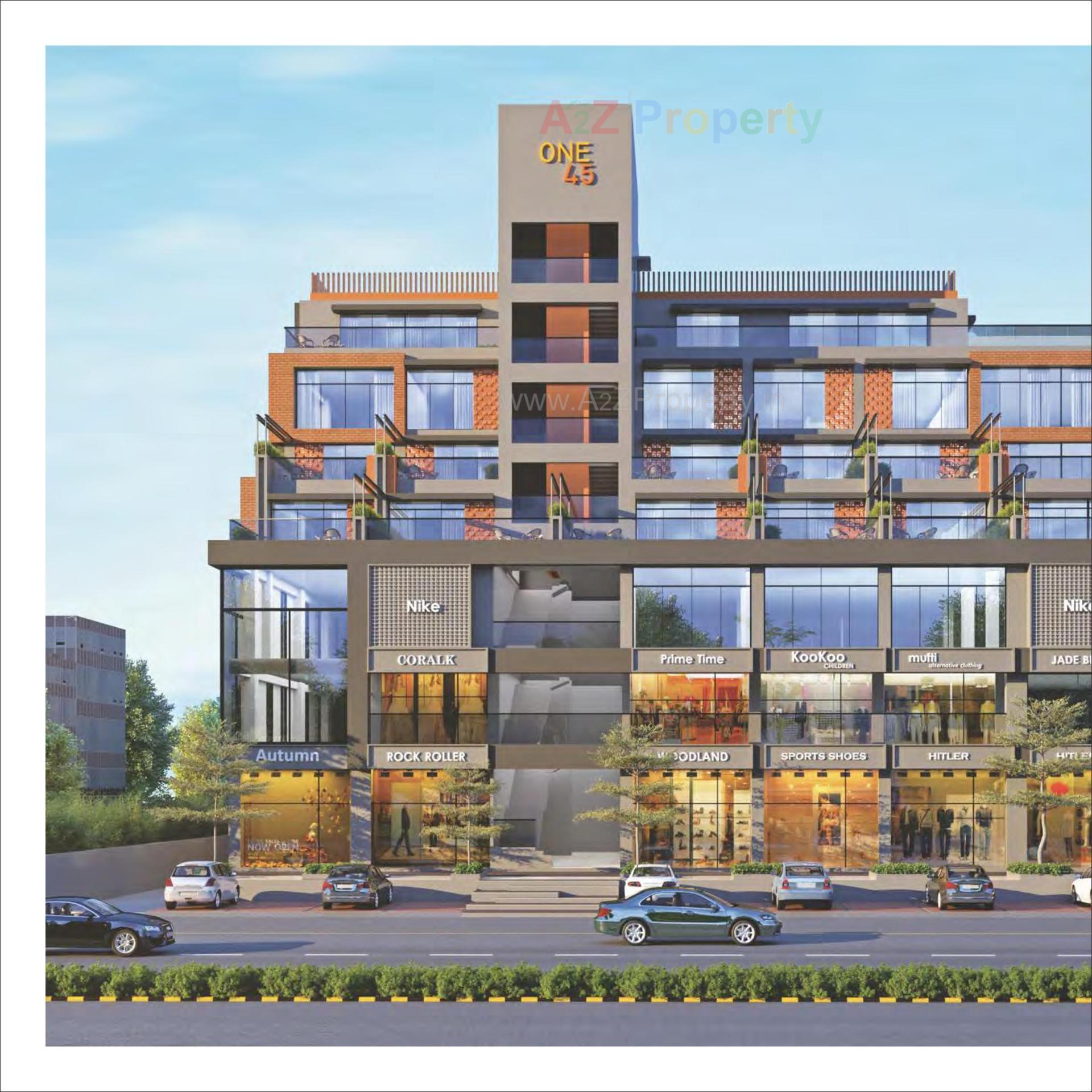 3D Elevation of real estate project One located at Sola, Ahmedabad, Gujarat