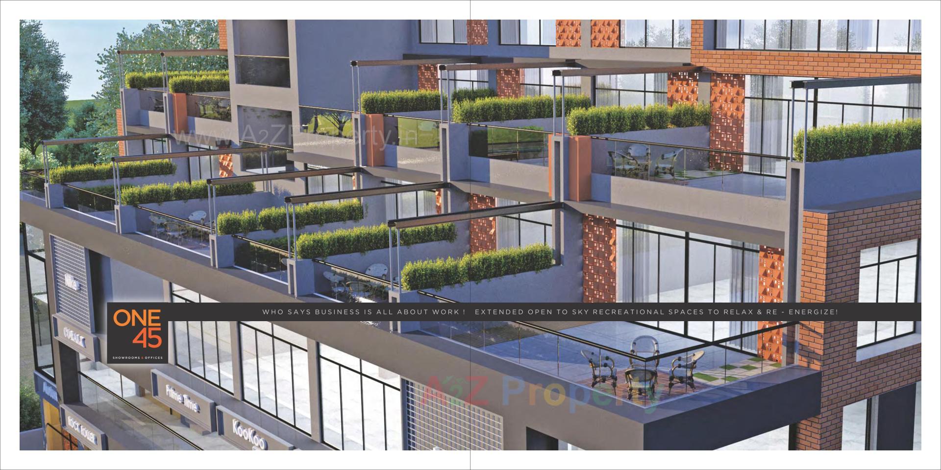 3D Elevation of real estate project One located at Sola, Ahmedabad, Gujarat