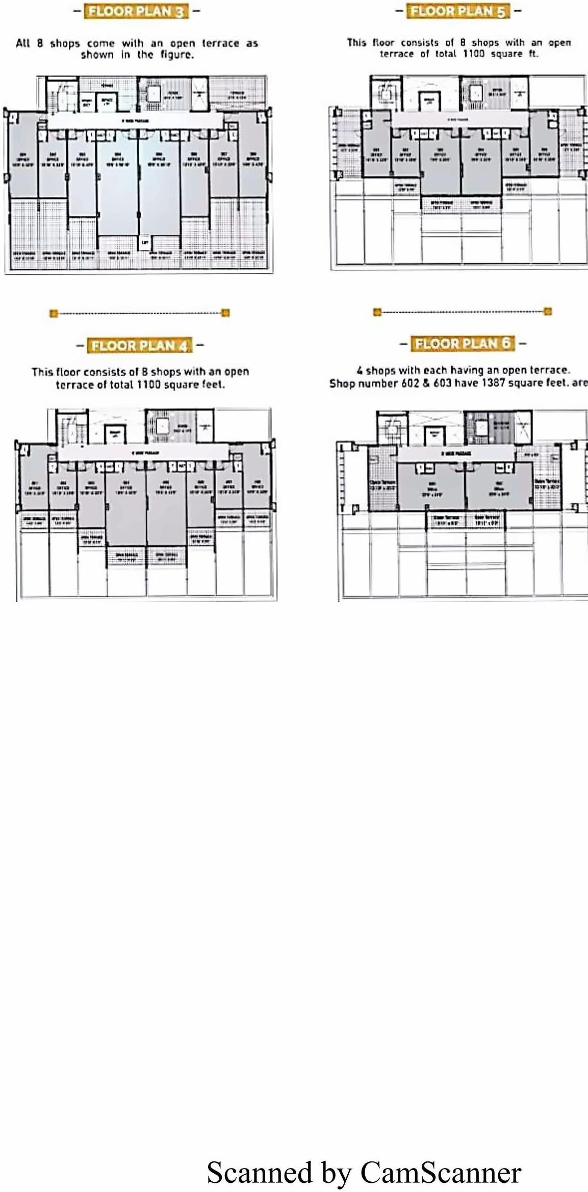 Layout of real estate project One World Metro located at Thaltej, Ahmedabad, Gujarat