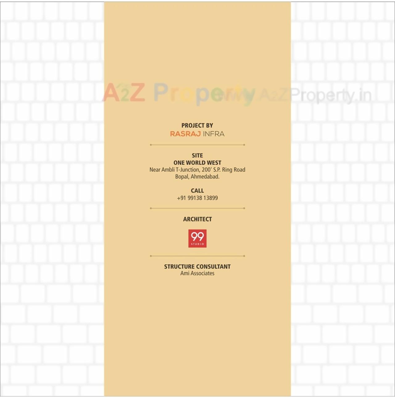  of real estate project One World West located at Ambli, Ahmedabad, Gujarat