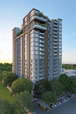 Elevation of real estate project One located at Ambli, Ahmedabad, Gujarat