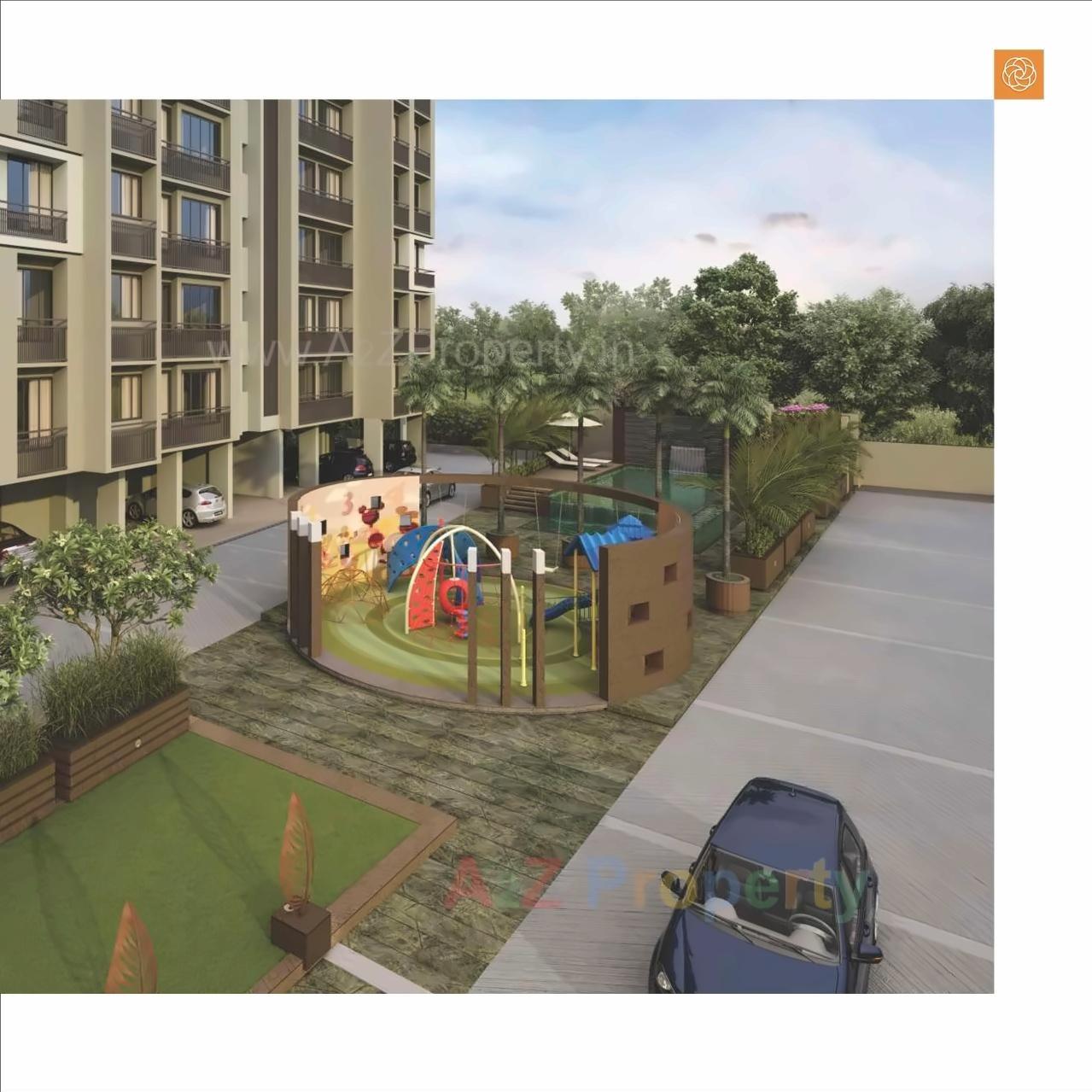 3D Elevation of real estate project Orchid Divine located at Ahmedabad, Ahmedabad, Gujarat