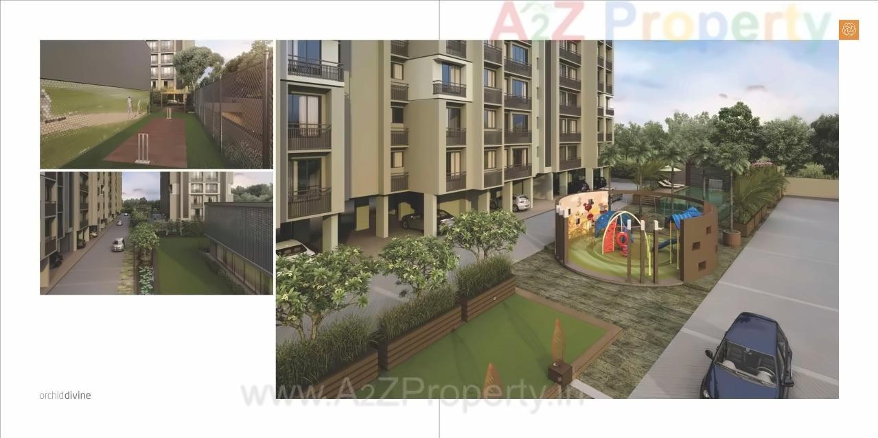 3D Elevation of real estate project Orchid Divine located at Ahmedabad, Ahmedabad, Gujarat
