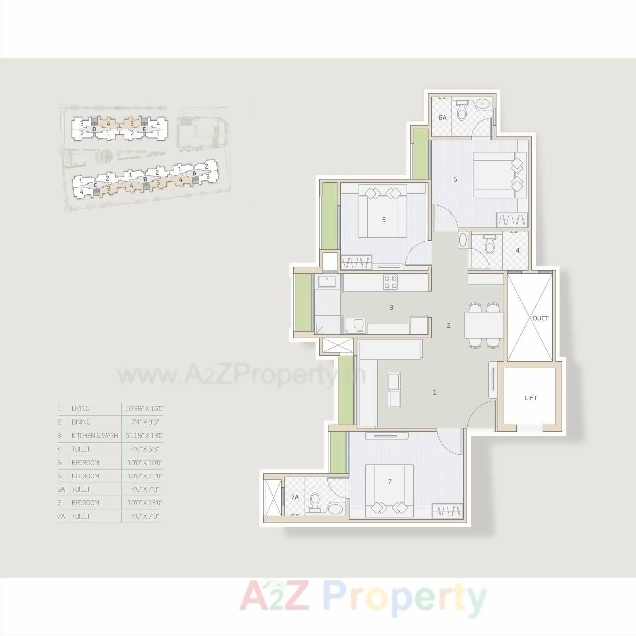 Layout of real estate project Orchid Divine located at Ahmedabad, Ahmedabad, Gujarat