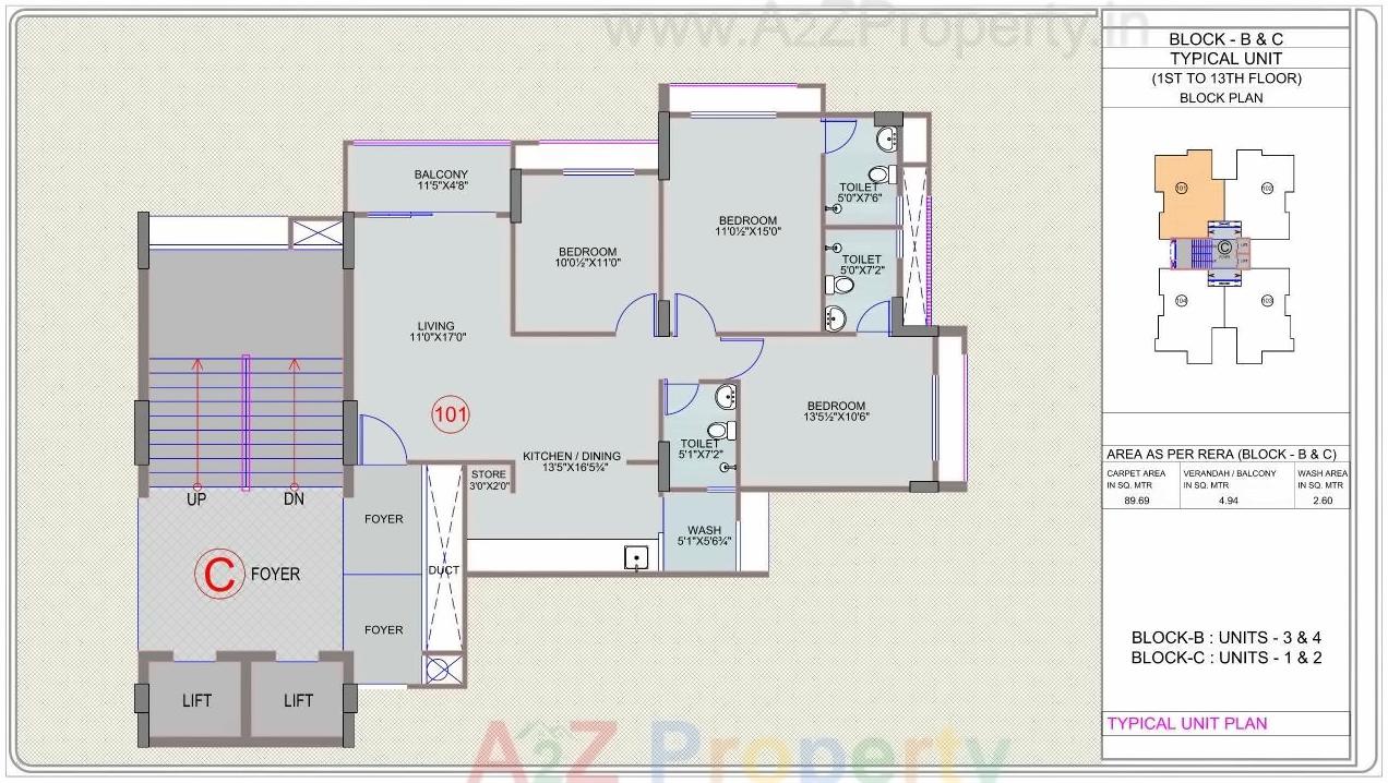 Layout of real estate project Orchid Exotica located at Makarba, Ahmedabad, Gujarat