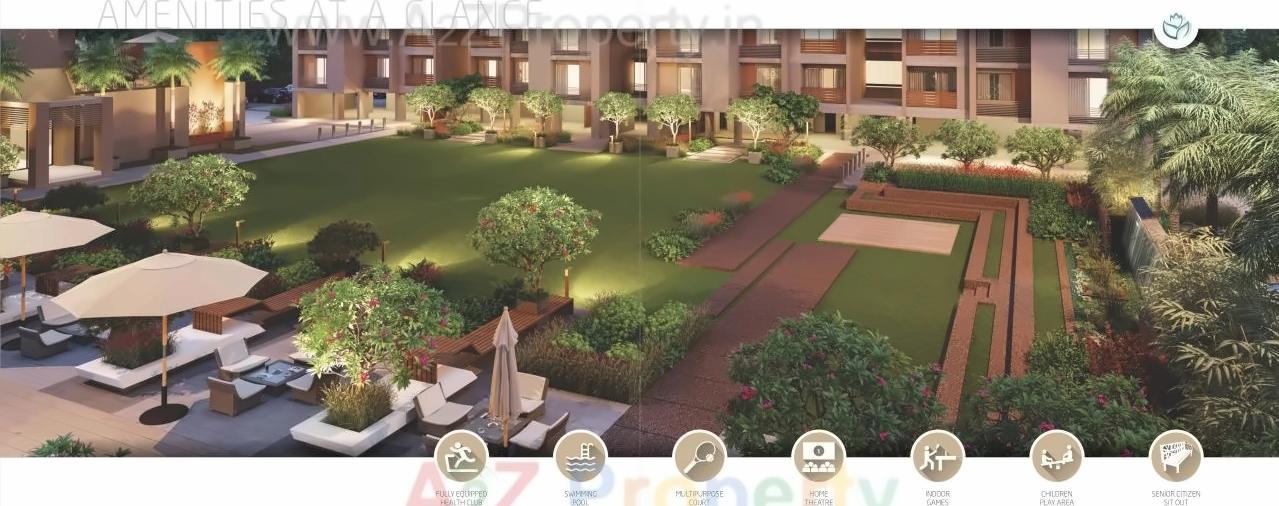 3D Elevation of real estate project Orchid Heights located at City, Ahmedabad, Gujarat