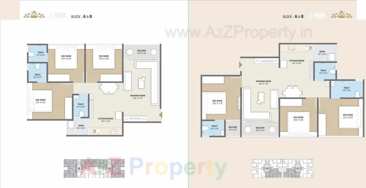 Layout of real estate project Orchid Royal located at Naroda, Ahmedabad, Gujarat
