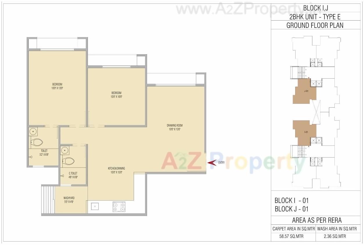 Layout of real estate project Orchid Sky located at Sarkhej, Ahmedabad, Gujarat