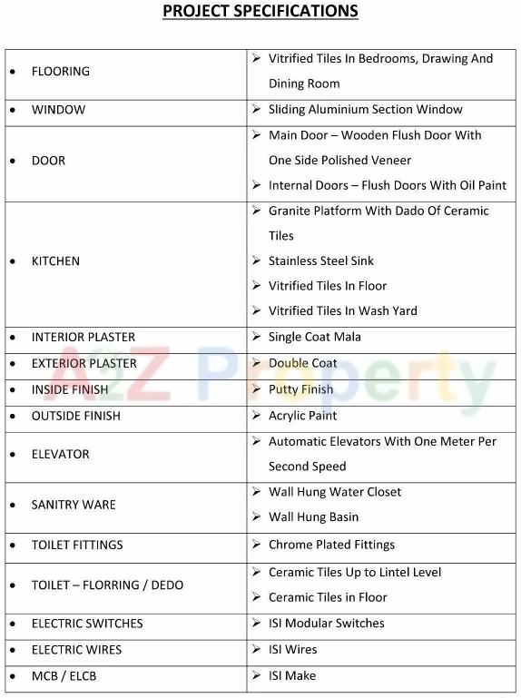 Project Specifications