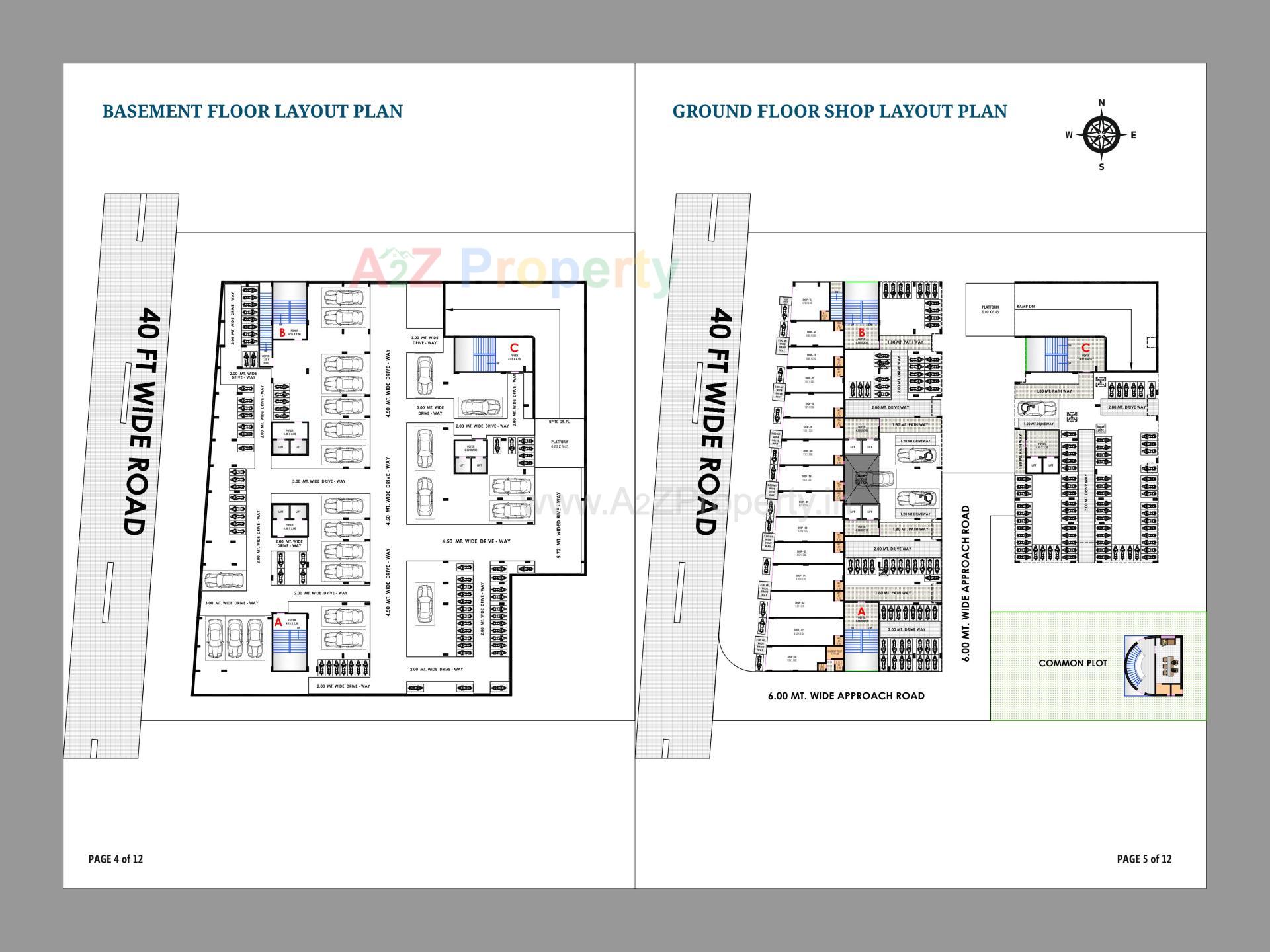 Layout of real estate project Orchid Sky located at Ahmedabad, Ahmedabad, Gujarat