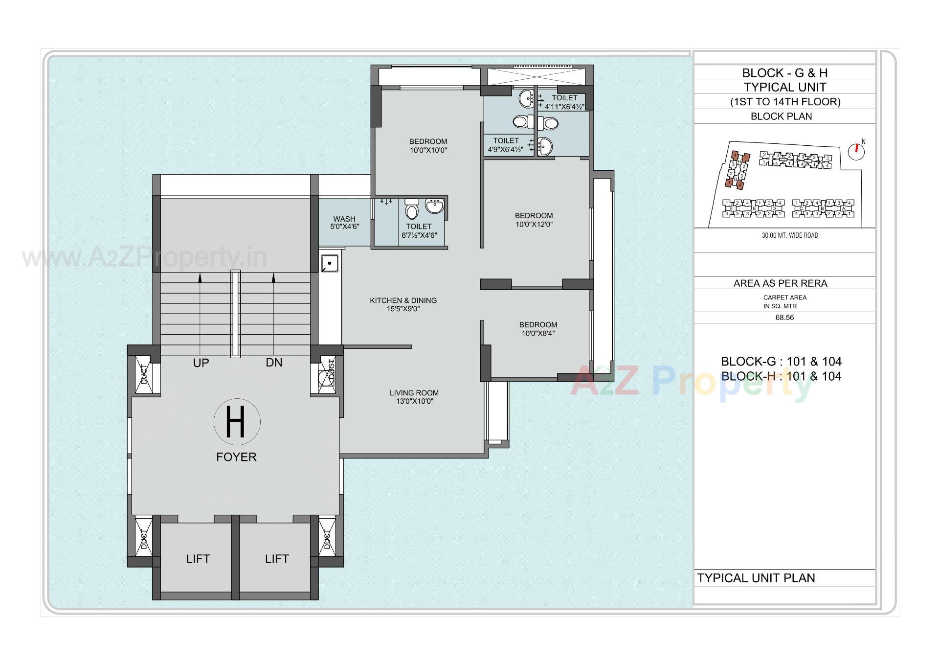 Layout of real estate project Orchid Valley located at Shela, Ahmedabad, Gujarat