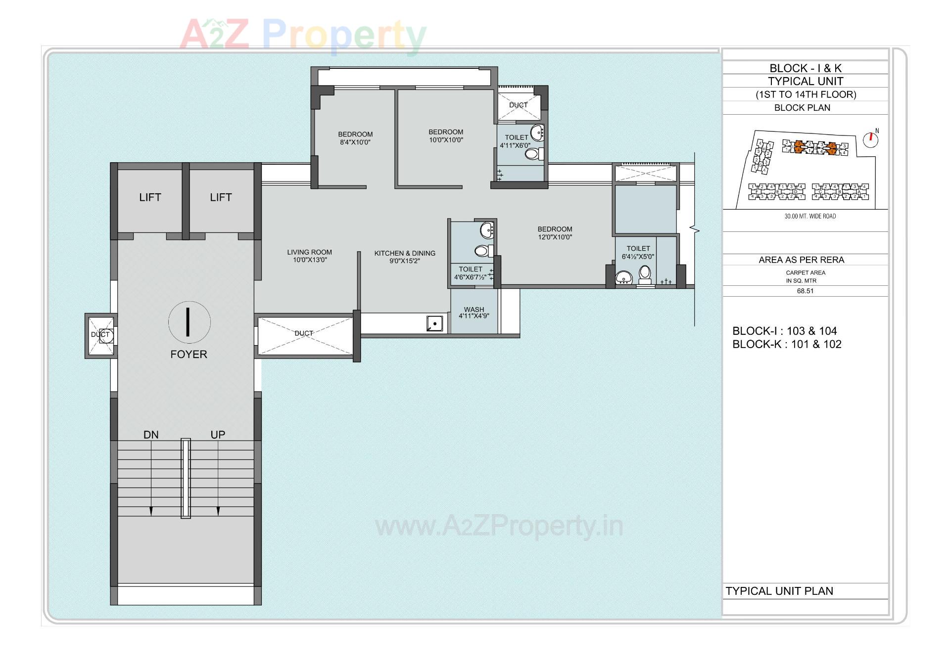 Layout of real estate project Orchid Valley located at Shela, Ahmedabad, Gujarat