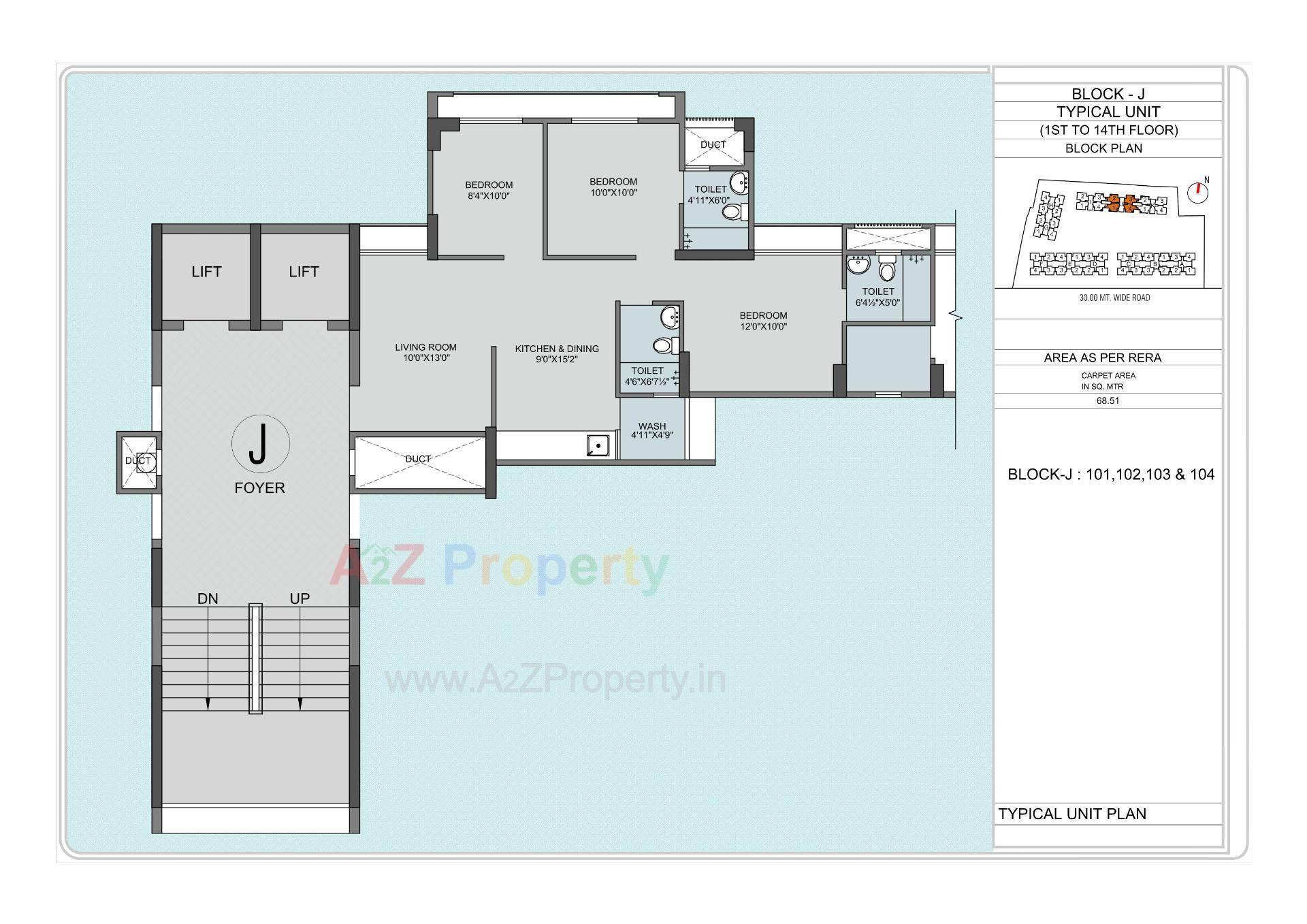 Layout of real estate project Orchid Valley located at Shela, Ahmedabad, Gujarat